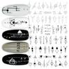 Pegatinas de manicura calientes transfronterizas ins Día de San Valentín amor letras en inglés flecha de cupido rosa pegatinas adhesivas