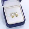 Pendientes de Perlas de Agua Dulce Naturales Zhuji para Mujer, Estilo Cuadrado Simple de Gama Alta, Elegantes Pendientes de Cereza, Pendientes Nuevos al por Mayor