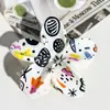 Patrón de Horquilla Impreso con UV de Flor Transfronteriza Se Puede Personalizar con Horquilla Personalizada Pinza de Tiburón Accesorios para el Cabello de Horquilla de Plumeria de Gama Alta