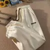 Pantalones de invierno para hombre con forro polar, cálidos y cómodos, estilo urbano, corte holgado, tobillos cónicos, pantalones largos casuales y deportivos