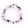 Pulsera de Cuentas de Piedra Natural Hecha a Mano Versátil Linda Pulsera Cuentas de Cristal Rosa de Colores