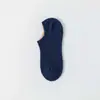 Meias Invisíveis Cano Curto Masculinas para Primavera e Verão, Meias Curtas 7A de Algodão Puro Antibacteriano, Antiderrapantes, com Calcanhar Antiderrapante, Malha Respirável, Resistentes ao Odor