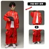 Ropa de actuación infantil para el Día de Año Nuevo estilo chino para niños Hanfu para niñas marea nacional Longteng hip hop ropa de moda ropa de actuación para batería