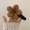 Elegante Horquilla de Flores Grandes para Otoño e Invierno para Mujer Parte Trasera de la Cabeza Clip para Recoger el Cabello en Moño 2022 Nuevo Tocado Clip Mori de Alta Gama
