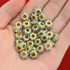 Nepal Accesorios para joyería DIY de oro de 18 quilates con cuentas espaciadoras oro antiguo materiales de accesorios para pulseras de oro