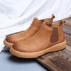 Zapatos de Hombre Otoño e Invierno Zapatos de Moda Botines Chelsea Botines de Tobillo Estilo Británico para Hombre Moda Tendencia Sencillo Talla Grande 46 Botas Martin para Hombre