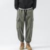 Mono para Hombre Primavera y Verano Pantalones Túnica Retro Americano Suelto de Moda Marca Pantalones Casuales para Hombre
