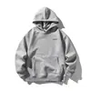 Roupas Masculinas Fengshe / Moletom com Capuz Pulôver Novo de Outono para Homens, Bordado, Corte Solto, Estilo Retro Japonês, Algodão Puro, Moletom para Casal