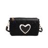 Bolsa Transversal Simples Estilo Coreano 2025 Bolsa de Ombro Feminina Outono e Inverno Bolsa Boston de Pelúcia Personalizada Nova Lã de Cordeiro Moda