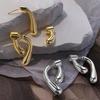 Pendientes Personalizados y Exquisitos de Gota de Agua para Mujer, Estilo Minimalista Francés, Diseño de Nicho, Pendientes Reversibles, Nueva Tendencia de Verano