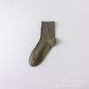 Calcetines para Hombre Calcetines de Media Caña Sin Costuras Algodón Puro Primavera y Otoño Absorbentes del Sudor Calcetines Deportivos de Color Sólido para Hombre Versátiles y Duraderos para los Pies
