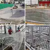 Red de protección de ingeniería, red de cuerda de nylon para escaleras, red de protección contra caídas para balcón, red blanca de protección contra caídas para sitio de construcción, red plana protectora