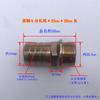 Conector de pagoda de acero galvanizado, cable exterior, tubo de cuero hexagonal, boquilla de tubería de agua de manguera de cabeza verde, 2 puntos, 3 puntos, 4 puntos, 6 puntos, 1 pulgada