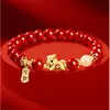 Pulsera de Ágata Roja Año Nuevo del Caballo 2026 para Mujer, Pulsera Regalo Año del Caballo Rojo, Venta al por Mayor desde Fabricante