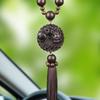 Nova Entrada e Saída Pingente Seguro para Interior de Carro Madeira de Pessegueiro Pingente para Retrovisor de Carro para Homens e Mulheres Pingente Decorativo de Carro de Alta Qualidade