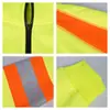 Sudadera de Velour Aoke de un solo lado, Amarilla y Naranja, Ropa de Trabajo, Sudadera Pullover Reflectante, Se puede personalizar en talla