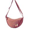 Bolsa de Tote de Algodón Plegado Transfronteriza, Bolso de Hombro de Algodón Relleno de RPET Moderno, Bolso Cruzado de Algodón Plegado de RPET, Fábrica Personalizada