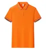 Camisas Polo de Tamanho Grande com Impressão de Logo Personalizado, Roupa de Trabalho de Seda de Gelo e Algodão de Verão Transfronteiriça, Roupa de Trabalho para Equipe, Camisetas de Manga Curta Feitas Sob Medida