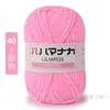 4 Ovillos de Hilo de Algodón Leche de Grosor Medio Hilo para Bebé Kit de Materiales para Tejer Crochet Hecho a Mano DIY Ramo de Muñeca