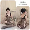 Noche Larga Ropa Interior Sexy Abierta Sin Quitarse Atrevido Body Calcetines de Malla Transparente Tentación Apasionada Qqny Femenino 5310