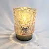 Decoração de Casa Luminária de Mesa de Vidro Moderna Minimalista Alimentada por Bateria Abajur de Folha de Tartaruga Luz Noturna de Ambiente Criativo