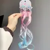 Peruca Infantil Little Pony com Tranças e Mechas, Acessórios de Cabelo Estrela de Desenho Animado Fofos para Meninas, Presilhas para Cabelo Cacheado