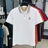 Camisa polo antibacteriana 7A para hombre, algodón puro mercerizado, bordada, transpirable para verano, cuello camisero, manga corta, camiseta casual de negocios al por mayor