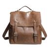Mochila de viagem da moda, mochila casual feminina de grande capacidade, bolsa de ombro retrô para viagem