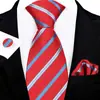 Conjunto de Corbata de Tres Piezas para Hombre 8cm Ropa Formal de Negocios Corbata Bordada Jacquard de Seda de Poliéster Logo Corbata Atada a Mano Personalizada