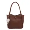 Bolsas Populares de Este Año Bolso Cubo para Mujer 2025 Bolso Nuevo de Aspecto Caro Retro Otoño Bolso de Hombro Único para el Brazo Bolso de Viaje
