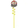 Nuevas Pajitas de Colores Transfronterizas de 67 Piezas con Forma Creativa de Espiral, Tubos Flexibles de Mascota, Seis o Siete Pajitas con Pegatinas Decorativas Personalizadas