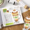 PaperMore Serie Tazas Barphy Cuatro Estaciones Notas Post-it con Forma Especial Estilo Simple ins Notas de Estudiante N Stickers