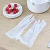 Guantes de Ciervo Blanqueadores para Lavandería y Lavavajillas para Cocina de Mujer Tareas del Hogar de Goma Impermeables de Goma Limpieza Resistentes al Desgaste y Antideslizantes