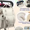 Bolso de momia de moda, gran capacidad, venta al por mayor, bolso para madre y bebé, mochila impermeable portátil multifuncional para pañales