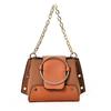 Bolso de hombro de moda retro europeo y americano para mujer 2023, bolso esmerilado, bolso cuadrado pequeño simple
