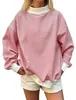 Sudadera Casual Suelta de Manga Larga con Cuello Medio Alto y Rayas para Mujer, Nueva Colección Otoño/Invierno 2026, Transfronteriza Europea y Americana de Amazon