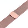 Correa de acero inoxidable milanesa con hebilla magnética para Apple Watch. Correa de acero metálica para Apple Watch.