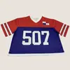 Sitio Web Independiente Transfronterizo Europeo y Americano Verano Nuevo Producto Estampado de Bandera Camiseta de Manga Corta Moda Masculina Bloques de Color Holgada Retro Camiseta