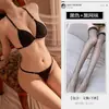 Venda Direta de Fábrica de Lingerie Sedutora Feminina com Decote Halter, Conjunto de Biquíni Três Peças, Roupa Sexy