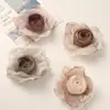 Estilo Cool Japonés Sizzy Encaje de Malla con Borde Quemado Rosa Seco Accesorios para el Cabello Hechos a Mano DIY Accesorios para Ropa