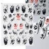 FULL BEAUTY transfronterizo nuevo Halloween relieve tridimensional gema ojo de demonio araña pegatinas para uñas al por mayor
