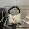 Bolso cruzado de moda para mujer, elegante, de un solo hombro, diseño plisado simple, casual, tendencia, nuevo para Otoño 2025, tipo 'dumpling'