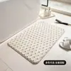 Alfombra de Baño Gruesa Antideslizante 3D Alfombra de Mesita de Noche para Dormitorio en Casa Felpudo para Recibidor Alfombra Absorbente de Agua para Suelo de Baño