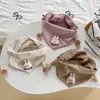 Bufanda para Bebé Otoño e Invierno Conejito Infantil Bufanda Triangular para Niños Estilo Primavera y Otoño Niños y Niñas Calentador de Cuello Cálido a Prueba de Viento