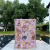 Manta Decorativa Elegante Estilo Nórdico Karenmabon Británica Manto de Leopardo Manta para Sofá Cubierta de Ocio