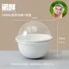 Comercio Electrónico Transfronterizo Juego de Vajilla Desechable de Pulpa de Papel Tazón de Papel Comercial para el Hogar Tazón Redondo Desechable Biodegradable Caja Completa