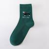 Calcetines para Hombre Media Caña Anti-Olor Absorbentes de Sudor Transpirables Delgados Primavera y Verano Calcetines de Vestir Negros para Hombre Resistentes al Desgaste