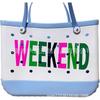 Bolso de Mano Eva para Mascotas Estampado Natación Agujero Bolsa de Playa Nuevo Cesta Eva Almacenamiento Hombro Viaje