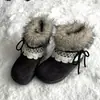 Botas de neve fofas estilo milênio femininas 2026 novo estilo inverno com veludo extra sapatos de algodão espessados sola grossa botas curtas batata sapatos femininos