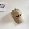 Gorra de béisbol infantil con bordado tridimensional y agujeros en los bordes pulidos American Four Seasons